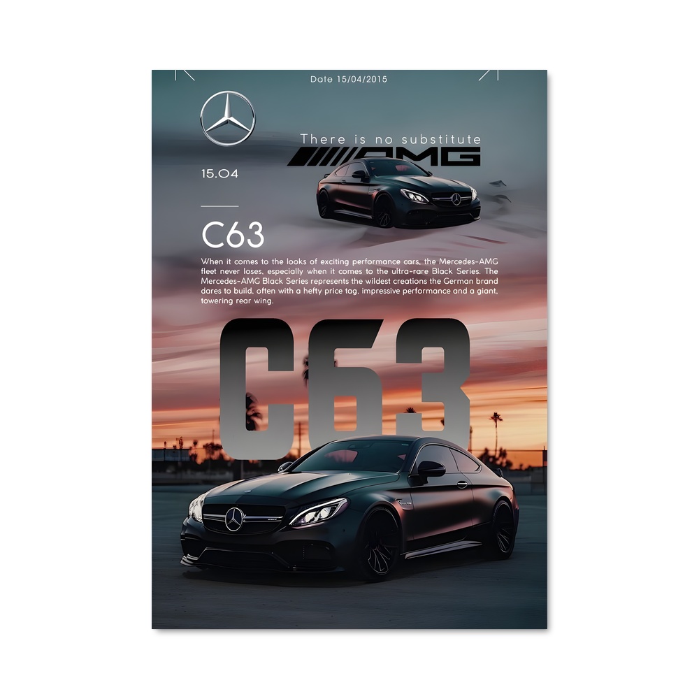 Poster Luxe de Performance – affiche Mercedes